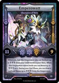 Emperowatt - Champion of Hera (SST-059) - Divine Champions: Sunstrike - Elestrals card