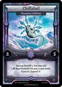 Chillalotl - Champion of Khione (SST-062) - Divine Champions: Sunstrike - Elestrals card