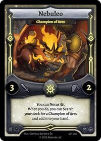 Nebuleo - Champion of Ares (SST-063) - Divine Champions: Sunstrike - Elestrals card