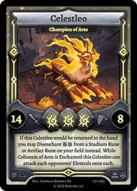 Celestleo - Champion of Ares (SST-065) - Divine Champions: Sunstrike - Elestrals card