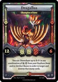 Dragallus - Champion of Ares (SST-069) - Divine Champions: Sunstrike - Elestrals card