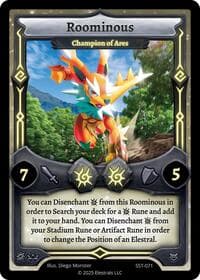 Roominous - Champion of Ares - Divine Champions: Sunstrike - Elestrals card