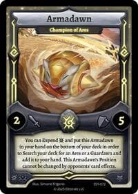 Armadawn - Champion of Ares - Divine Champions: Sunstrike - Elestrals card