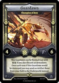 Guardawn - Champion of Ares - Divine Champions: Sunstrike - Elestrals card