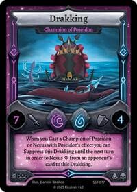 Drakking - Champion of Poseidon - Divine Champions: Sunstrike - Elestrals card