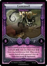 Lumaveil - Wicked Form - Divine Champions: Sunstrike - Elestrals card