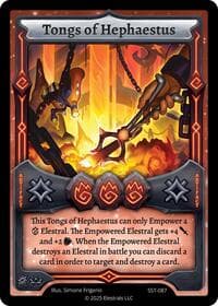 Tongs of Hephaestus (SST-087) - Divine Champions: Sunstrike - Elestrals card