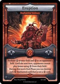 Eruption - Hephaestus' Jealousy - Divine Champions: Sunstrike - Elestrals card