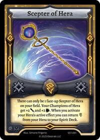 Scepter of Hera - Divine Champions: Sunstrike - Elestrals card