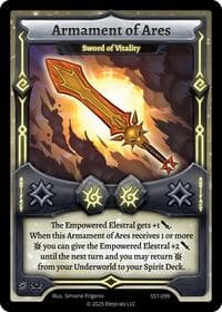 Armament of Ares - Sword of Vitality - Divine Champions: Sunstrike - Elestrals card