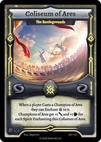 Coliseum of Ares - The Battlegrounds - Divine Champions: Sunstrike - Elestrals card