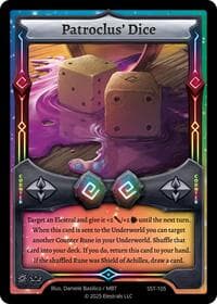 Patroclus' Dice - Divine Champions: Sunstrike - Elestrals card