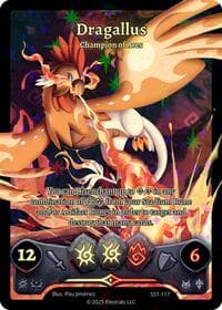 Dragallus - Champion of Ares (SST-117) - Divine Champions: Sunstrike - Elestrals card