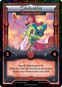 Ashrabbit - Champion of Hestia (SST-R02) - Divine Champions: Sunstrike - Elestrals card