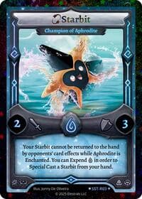 Starbit - Champion of Aphrodite (SST-R03) - Divine Champions: Sunstrike - Elestrals card