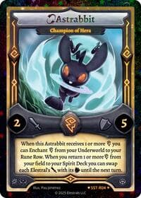 Astrabbit - Champion of Hera (SST-R04) - Divine Champions: Sunstrike - Elestrals card