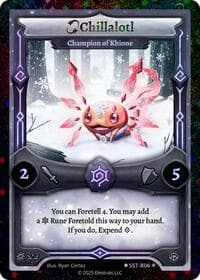 Chillalotl - Champion of Khione (SST-R06) - Divine Champions: Sunstrike - Elestrals card