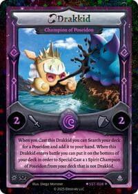 Drakkid - Champion of Poseidon (SST-R08) - Divine Champions: Sunstrike - Elestrals card
