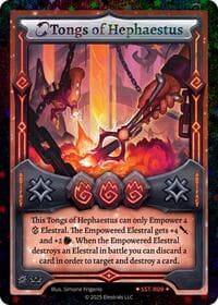 Tongs of Hephaestus (SST-R09) - Divine Champions: Sunstrike - Elestrals card