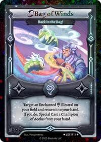 Bag of Winds - Back in the Bag! (SST-R11) - Divine Champions: Sunstrike - Elestrals card