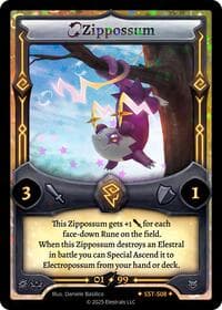 Zippossum (SST-S08) - Divine Champions: Sunstrike - Elestrals card