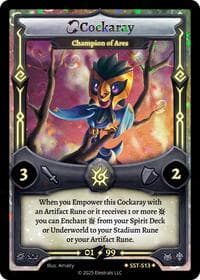 Cockaray - Champion of Ares - Divine Champions: Sunstrike - Elestrals card