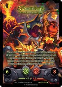 Vesuvituga - Champion of Hephaestus - Divine Champions: Sunstrike - Elestrals card