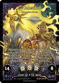 Celestleo - Champion of Ares - Divine Champions: Sunstrike - Elestrals card