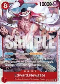 Edward.Newgate - The Time of Battle - One Piece Card Game card