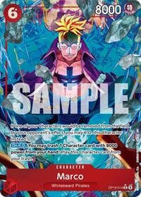 Marco (Alternate Art) - The Time of Battle - One Piece Card Game card