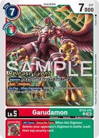 Garudamon - Dual Revolution Release Event Cards - Digimon Card Game card