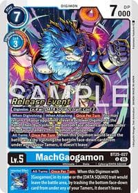 MachGaogamon - Dual Revolution Release Event Cards - Digimon Card Game card
