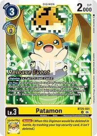 Patamon - Dual Revolution Release Event Cards - Digimon Card Game card