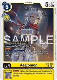 Aegiomon - Dual Revolution Release Event Cards - Digimon Card Game card