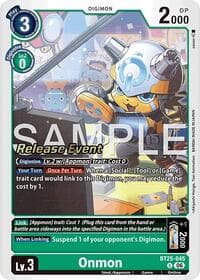 Onmon - Dual Revolution Release Event Cards - Digimon Card Game card