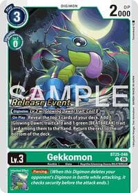 Gekkomon - Dual Revolution Release Event Cards - Digimon Card Game card