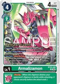 Armalizamon - Dual Revolution Release Event Cards - Digimon Card Game card
