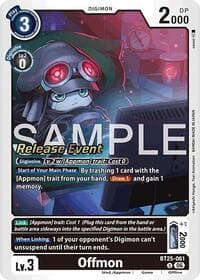Offmon - Dual Revolution Release Event Cards - Digimon Card Game card