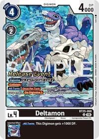 Deltamon - Dual Revolution Release Event Cards - Digimon Card Game card