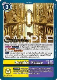 Guardian Palace - Dual Revolution Release Event Cards - Digimon Card Game card