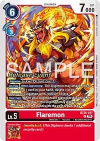 Flaremon - Dual Revolution Release Event Cards - Digimon Card Game card
