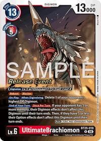 UltimateBrachiomon - Dual Revolution Release Event Cards - Digimon Card Game card