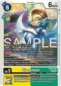 Sirenmon - Dual Revolution Release Event Cards - Digimon Card Game card