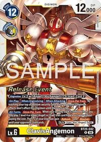 ClavisAngemon - Dual Revolution Release Event Cards - Digimon Card Game card