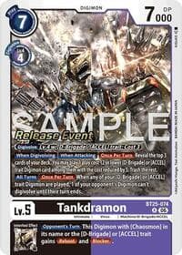 Tankdramon - Dual Revolution Release Event Cards - Digimon Card Game card