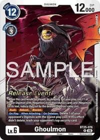 Ghoulmon - Dual Revolution Release Event Cards - Digimon Card Game card