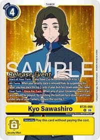 Kyo Sawashiro - Dual Revolution Release Event Cards - Digimon Card Game card
