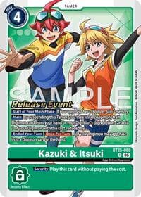 Kazuki & Itsuki - Dual Revolution Release Event Cards - Digimon Card Game card