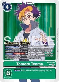 Tomoro Tenma - Dual Revolution Release Event Cards - Digimon Card Game card