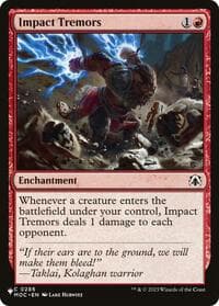 Impact Tremors (MOC) - The List Reprints - Magic: The Gathering card